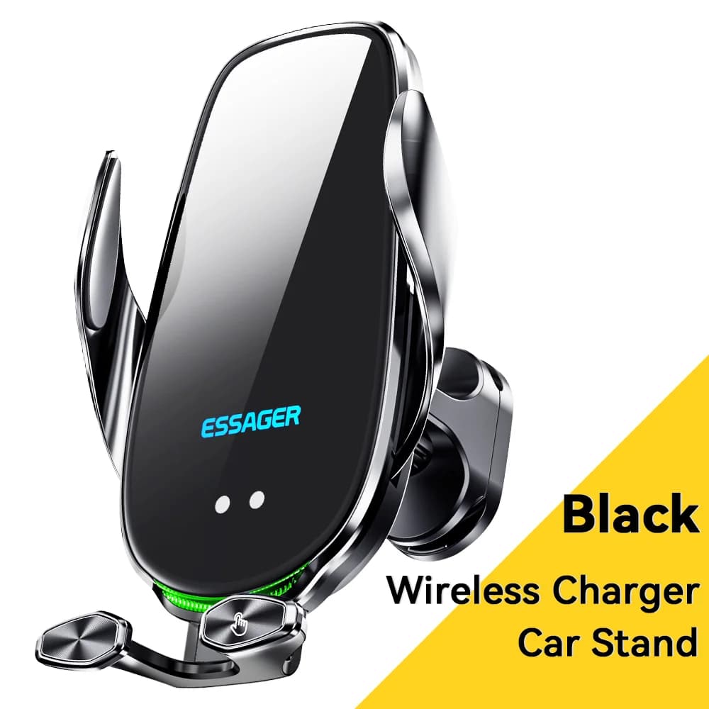 Supporto Auto per Bocchette Aria con Caricatore Wireless Qi 15W