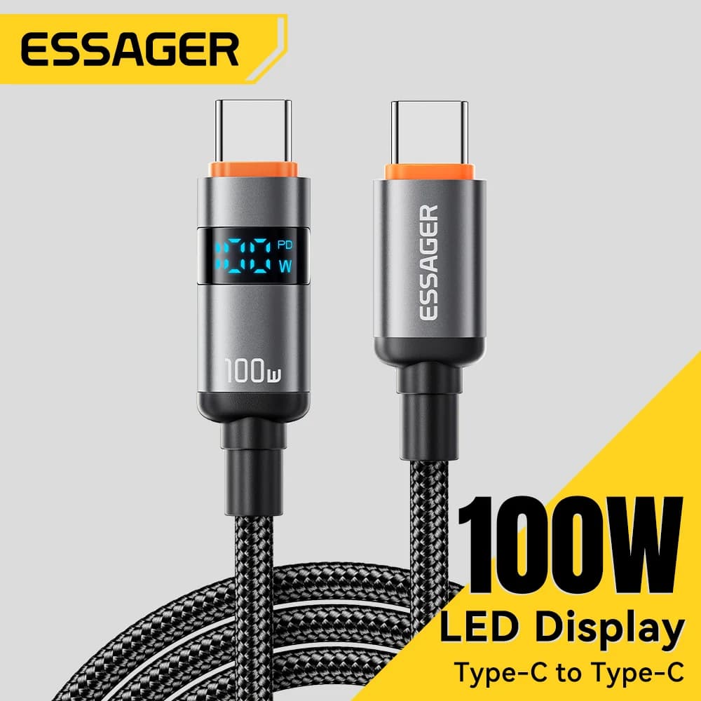 Cavo di ricarica rapida PD USB-C a USB-C 100W