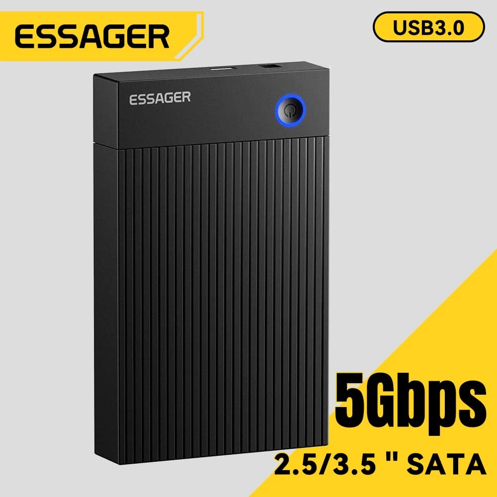 Case Hard Disk SATA 3.0 da 3,5 pollici USB 3.0