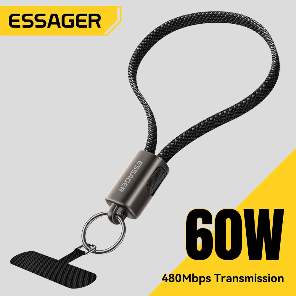 Cavo a cordino USB-C a Lightning da 60W a ricarica rapida