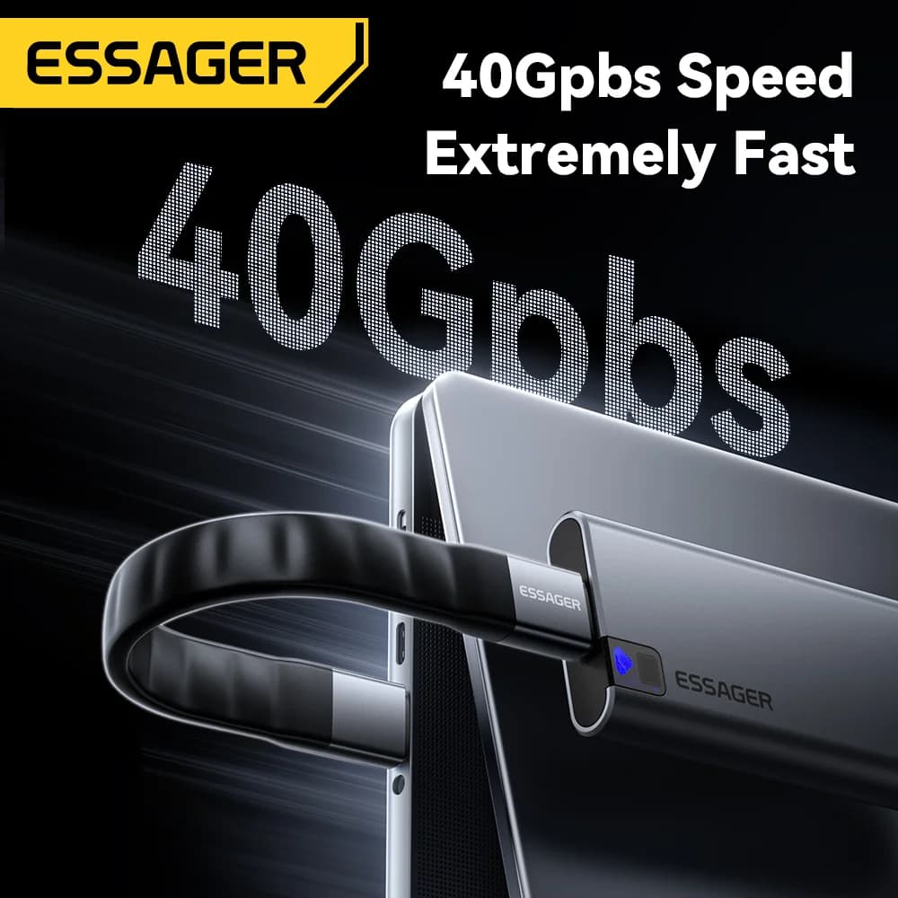 Cavo USB 4.0 Type-C con Trasferimento Dati 40Gbps e Video 8K