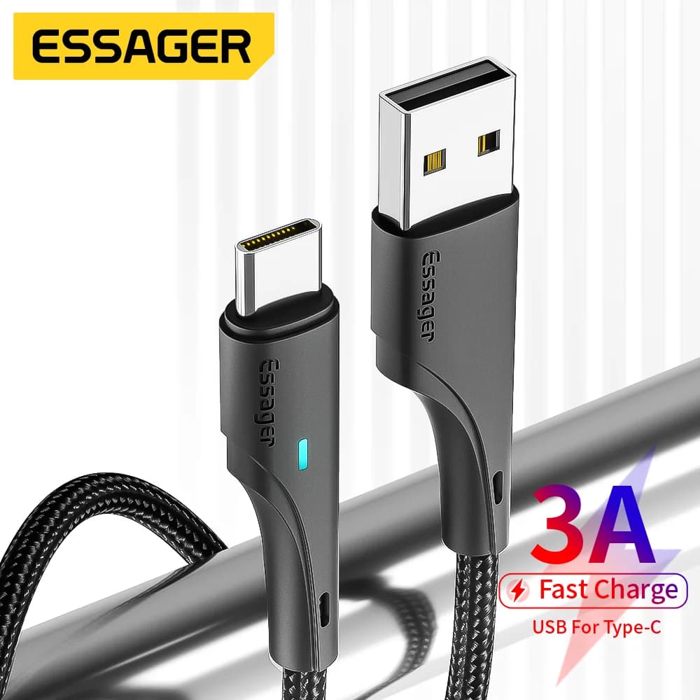 Cavo di ricarica rapida da USB-A a USB-C 3A