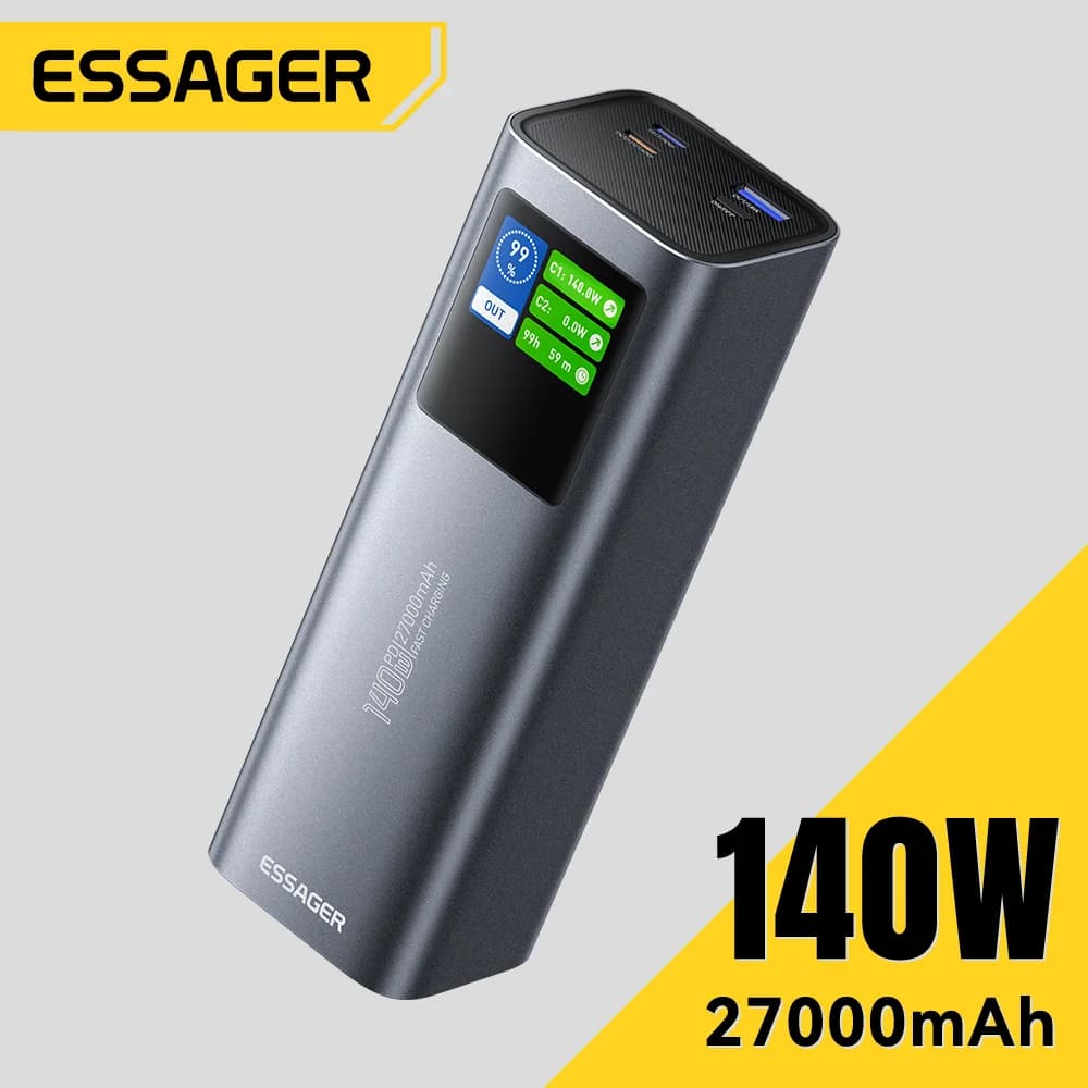Power Bank 27000mAh, Ricarica Rapida PD 3.1 140W