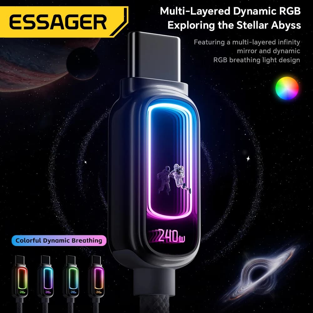Cavo USB-C a USB-C PD 3.1 E-Marker 240W