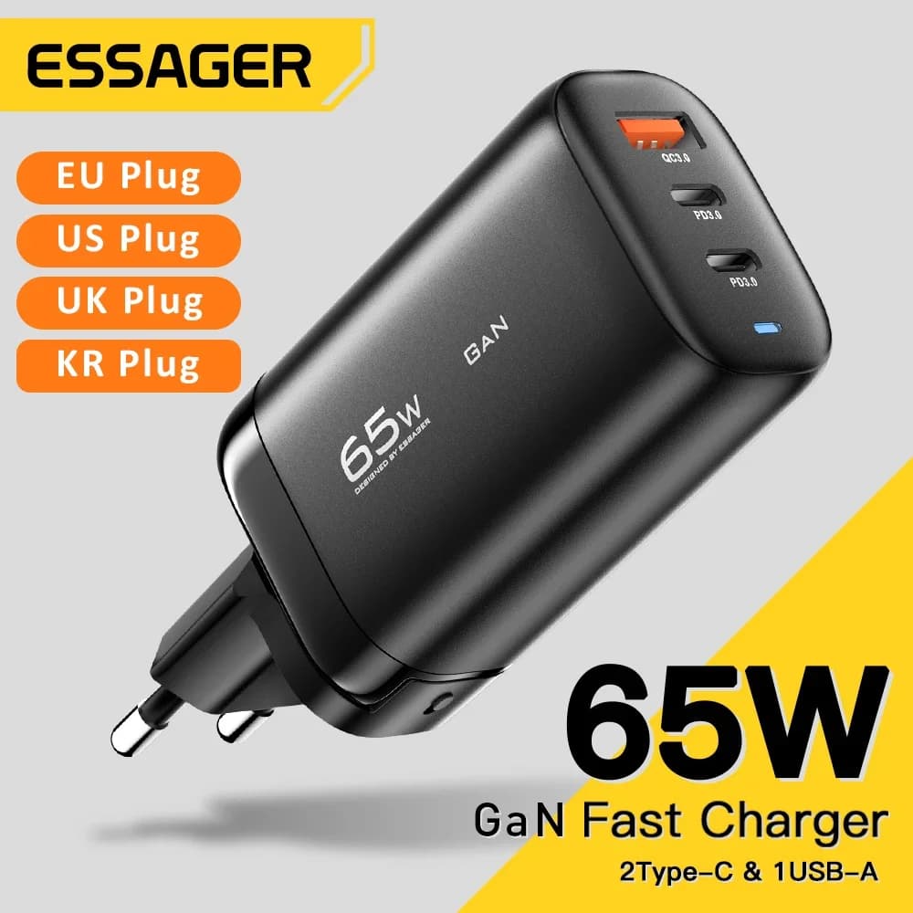 Caricabatterie Laptop USB-C GaN da 65W, PPS