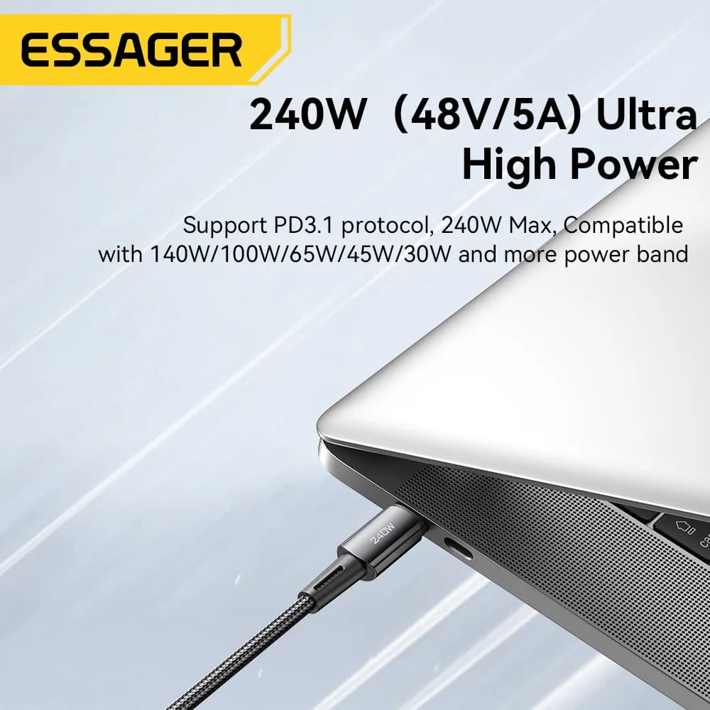 Cavo dati USB-C Super Ricarica Rapida 240W 6A