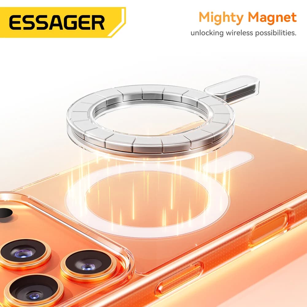 Custodia protettiva magnetica antiurto per iPhone