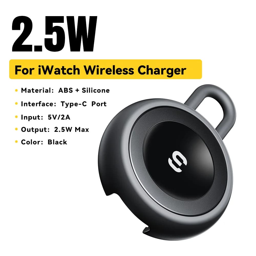 Caricatore wireless magnetico per orologi con porta USB Type-C