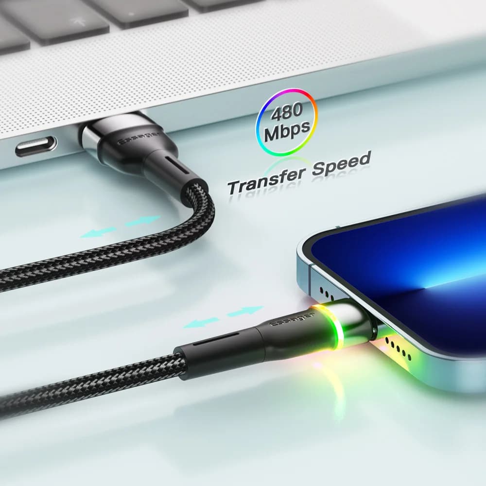 Cavo Dati e Ricarica Rapida USB LED per iPhone