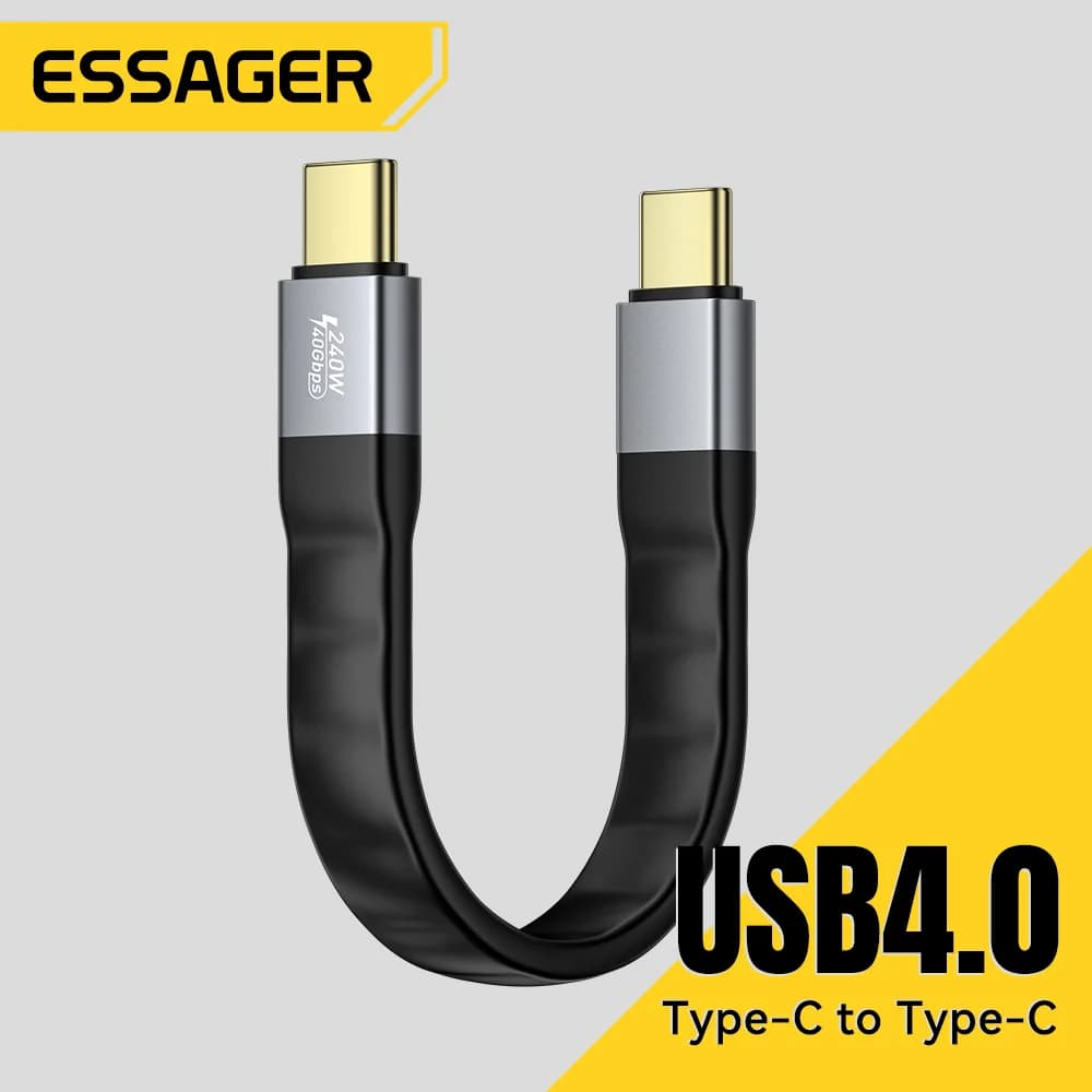 Cavo USB 4.0 Type-C con Trasferimento Dati 40Gbps e Video 8K