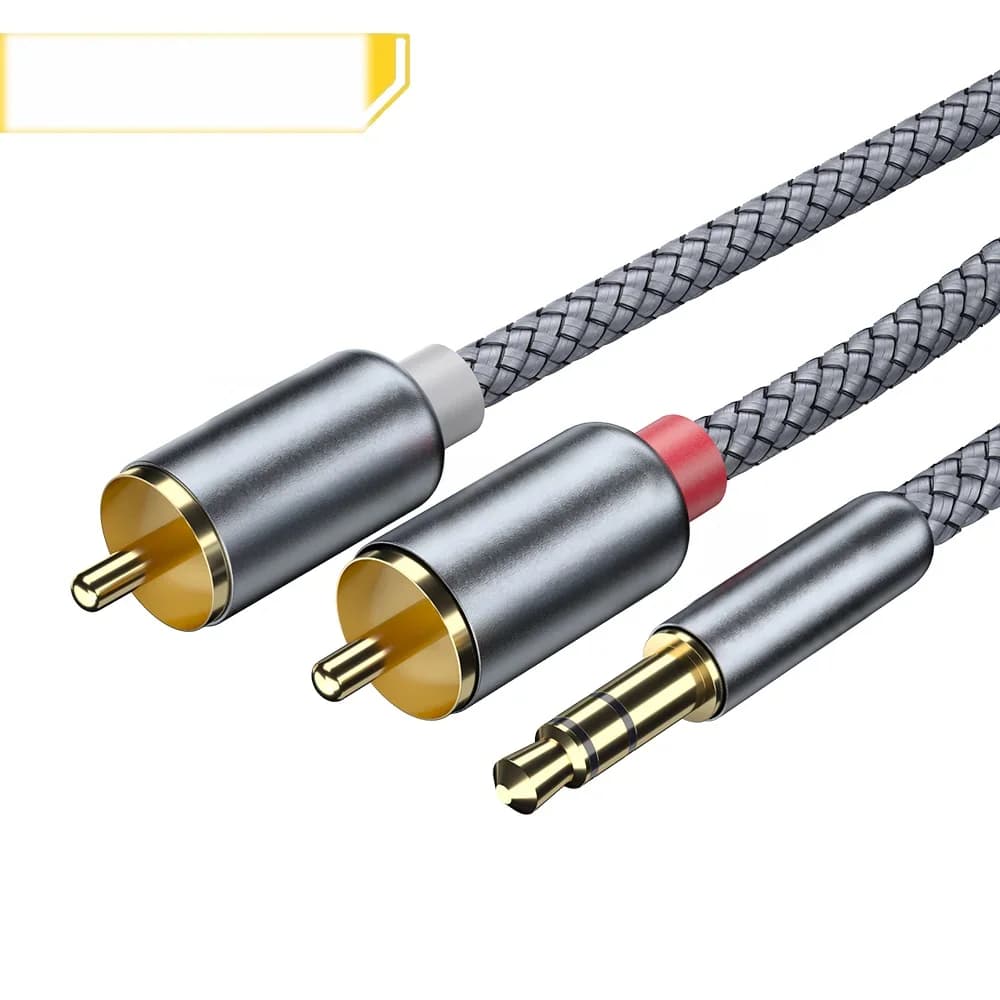 Cavo Audio da Jack 3.5mm a Doppio RCA Maschio
