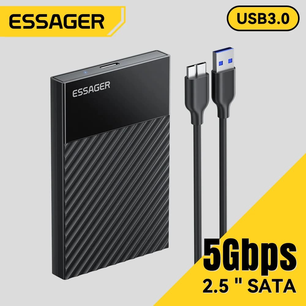Case USB 3.0 SATA SSD/HDD da 2,5 pollici