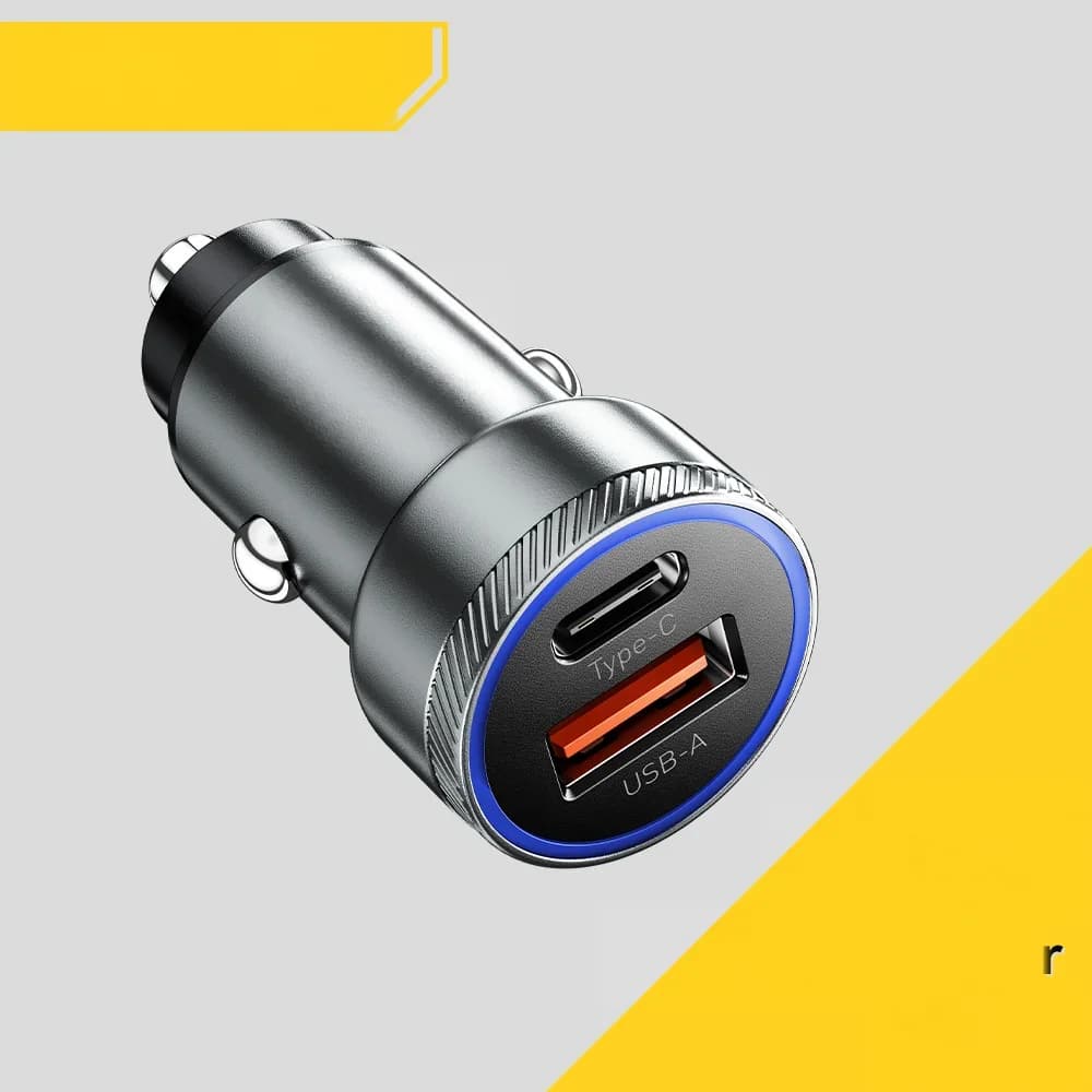 Caricatore Auto USB-C 54W, Ricarica Rapida 5A