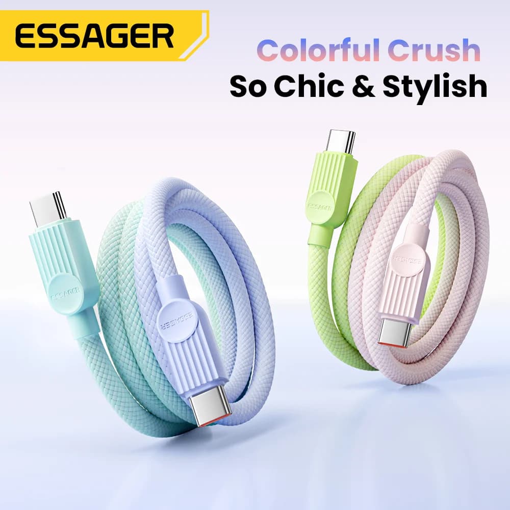 Cavo di Ricarica Rapida USB-C a USB-C Colorato 60W