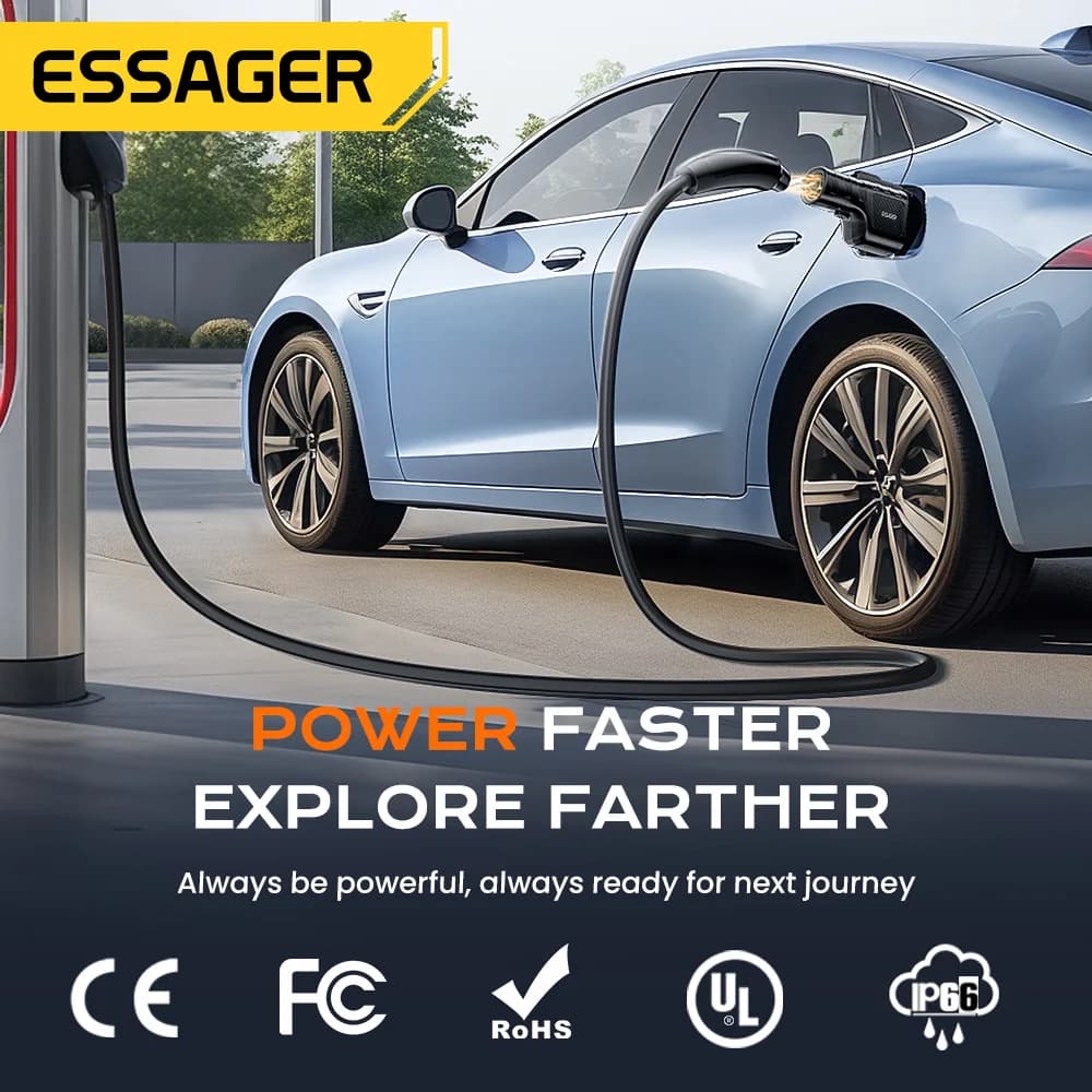 Adattatore di ricarica NACS a CCS1 per Tesla