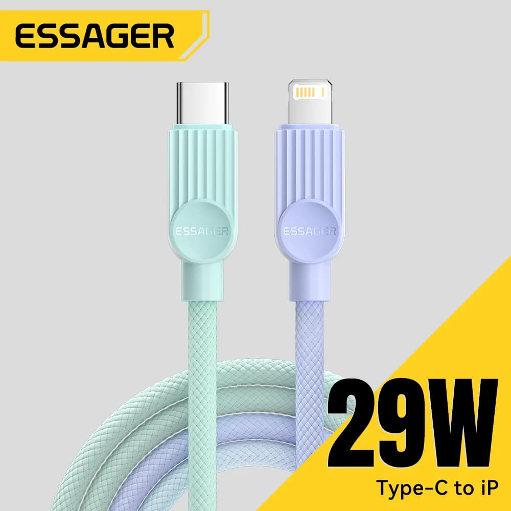 Cavo di ricarica rapida USB-C a Lightning colorato