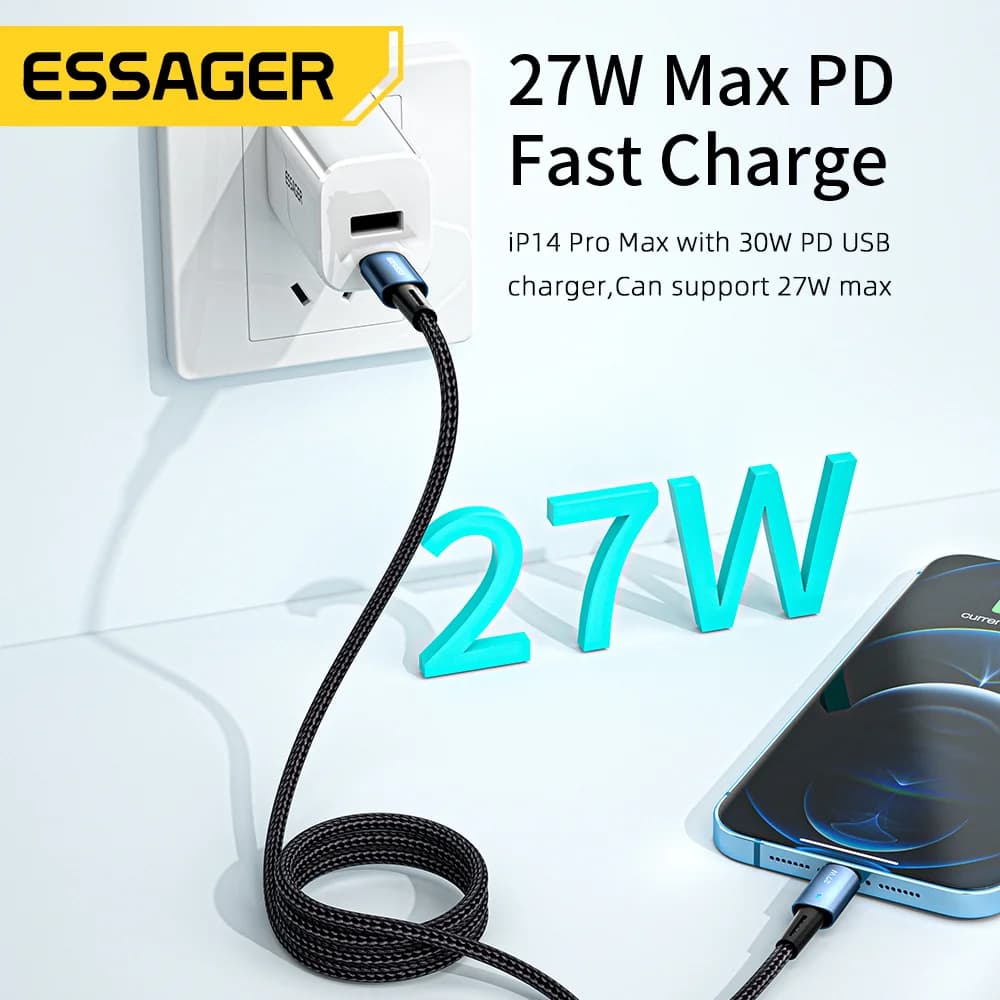 Cavo di Ricarica Rapida 27W da USB-C a Lightning