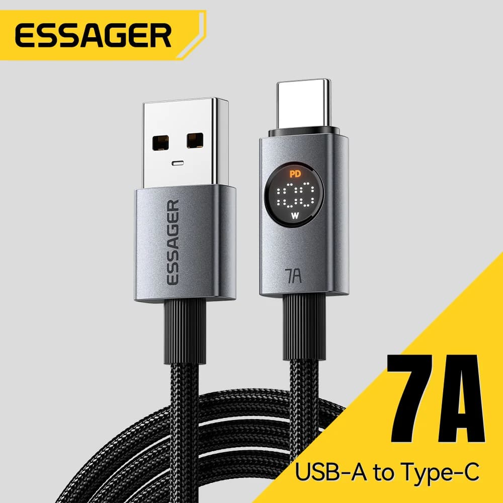 Cavo USB-C 7A 100W con Display Digitale