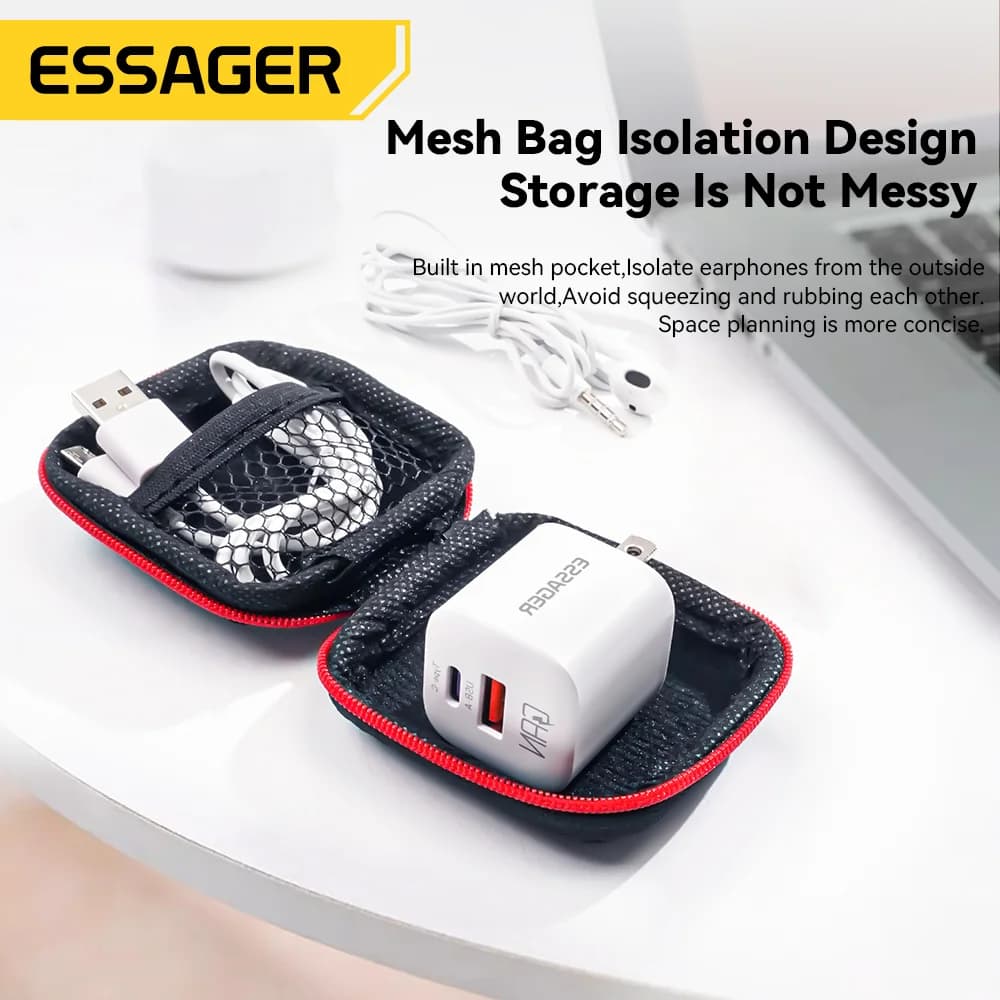 Borsa Organizer Mini per Auricolari e Cavi