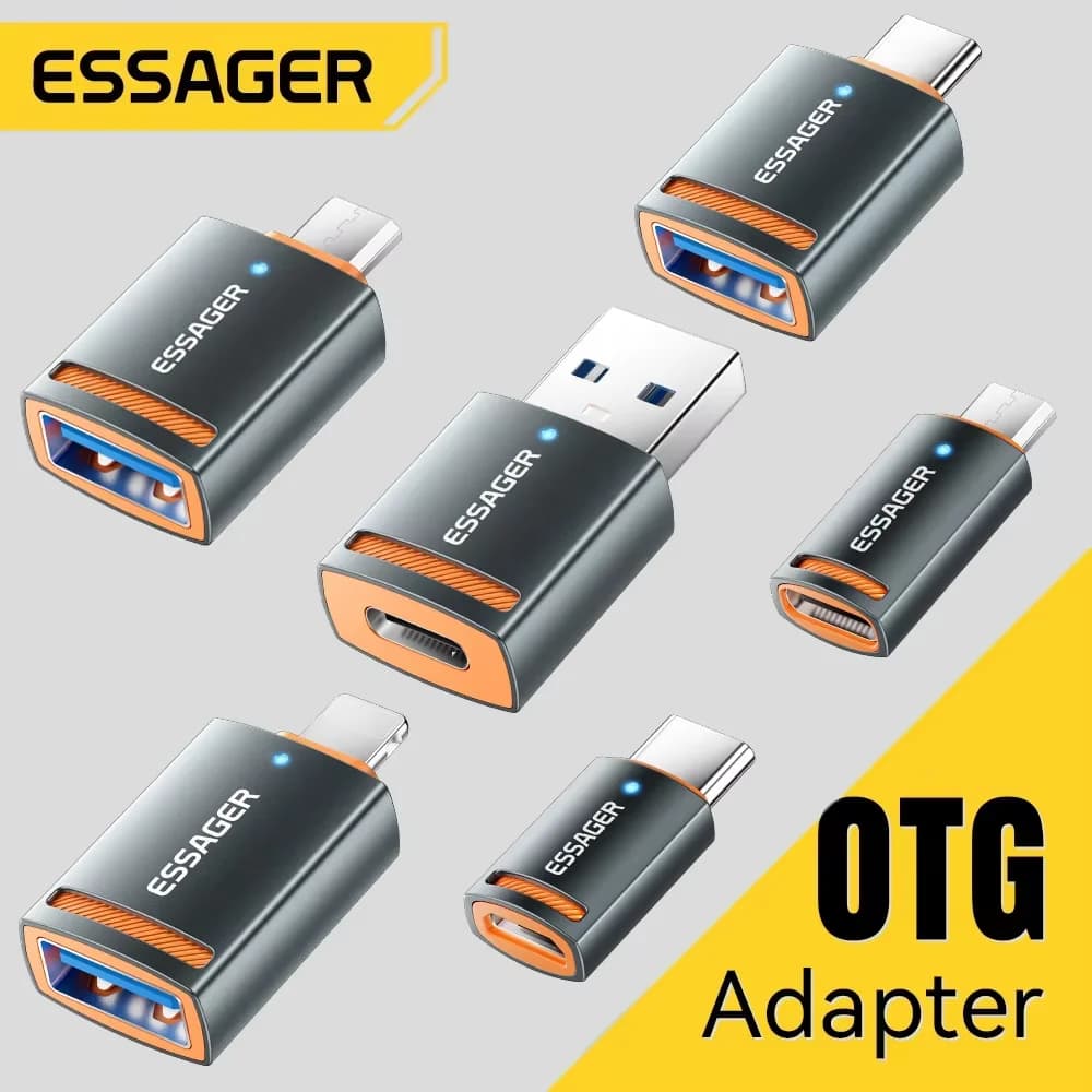 Adattatore USB 3.0 OTG Type-C Maschio a USB-A Femmina