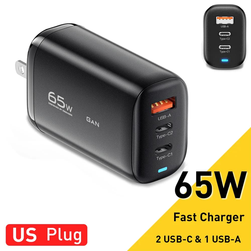 Caricabatterie Laptop USB-C GaN da 65W, PPS