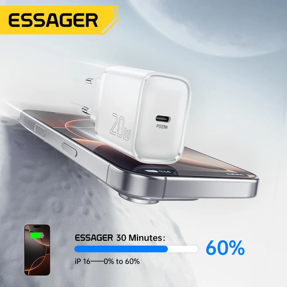 Caricatore da Parete Mini USB-C PD da 20W
