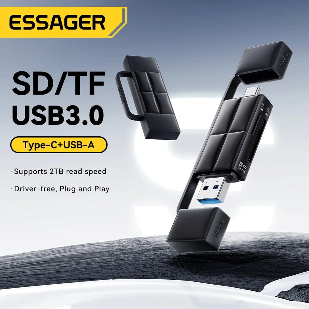 Lettore di schede SD/Micro SD USB 3.0 e Type-C
