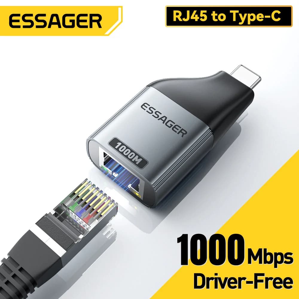 Adattatore da USB-C a Ethernet Gigabit RJ45