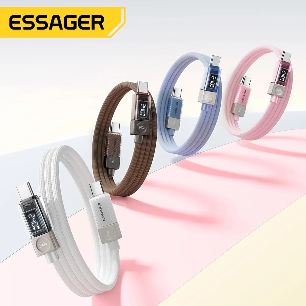 Cavo USB-C da 240W con display LED e PD 3.1 100W