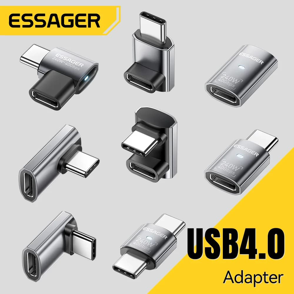 Adattatore Dati OTG USB4.0 240W 90 Gradi 8K