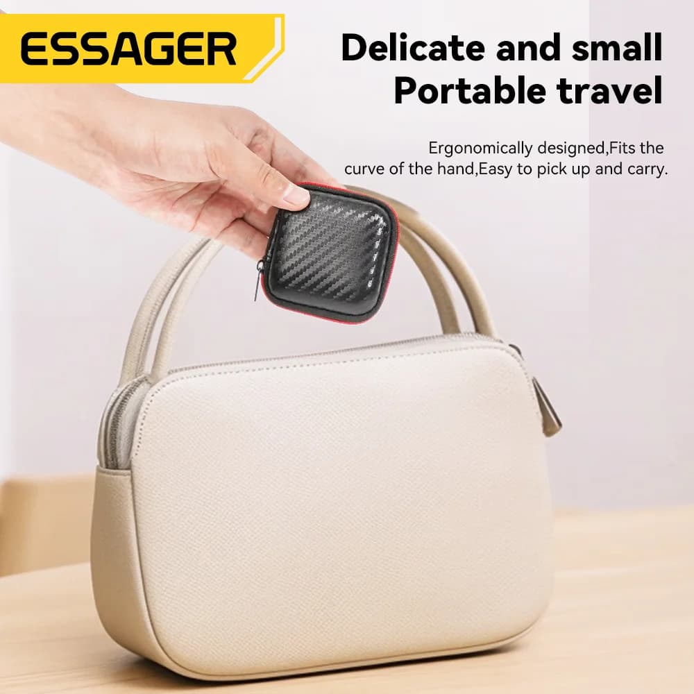 Borsa Organizer Mini per Auricolari e Cavi