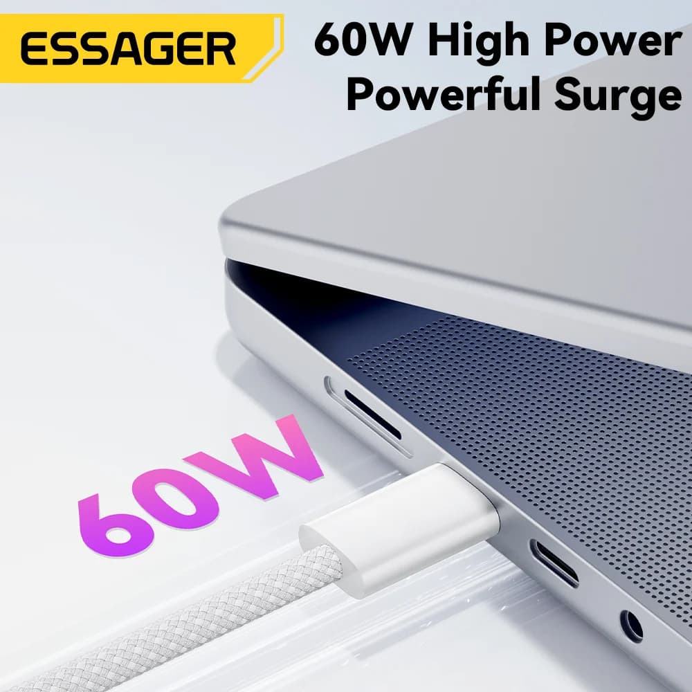 Cavo dati e ricarica rapida USB-C a USB-C 60W
