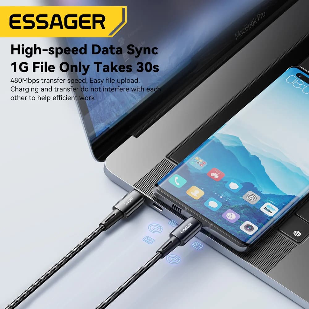 Cavo dati USB-C Super Ricarica Rapida 240W 6A