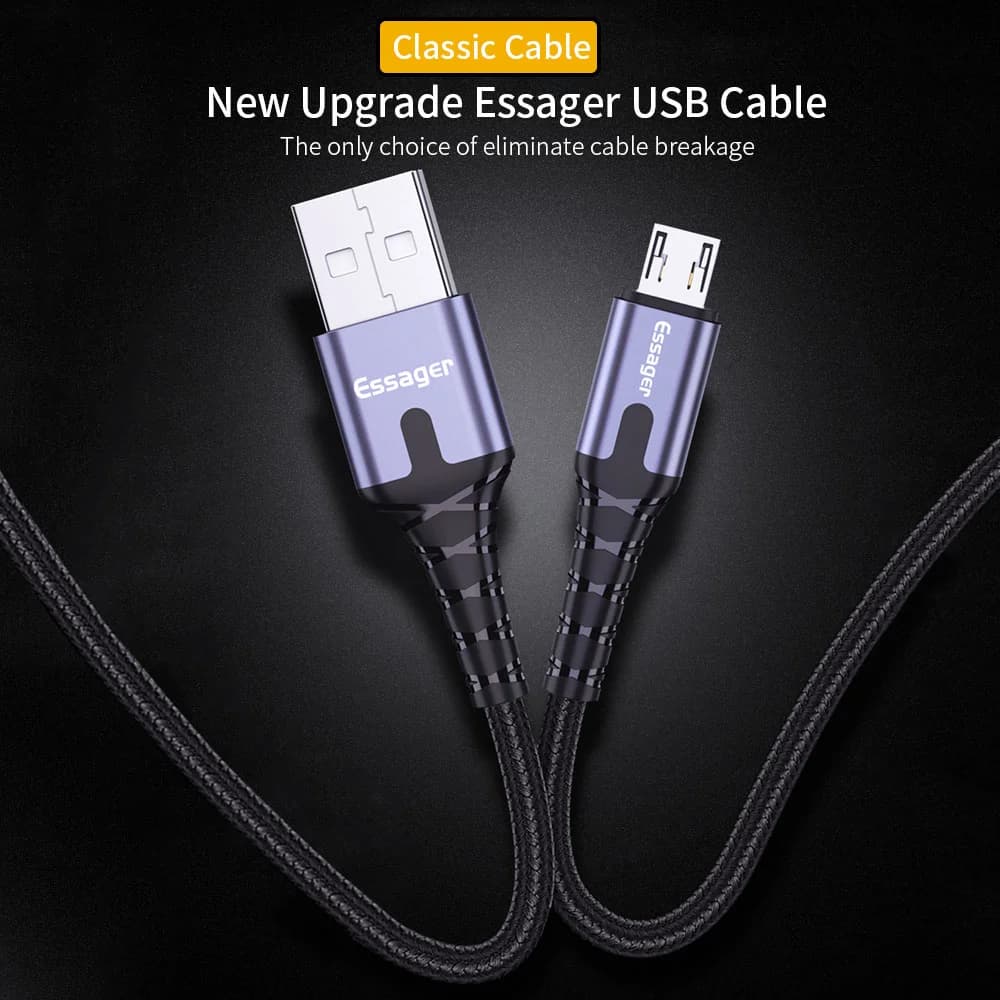 Cavo Micro USB LED Ricarica Rapida, 2M/3M