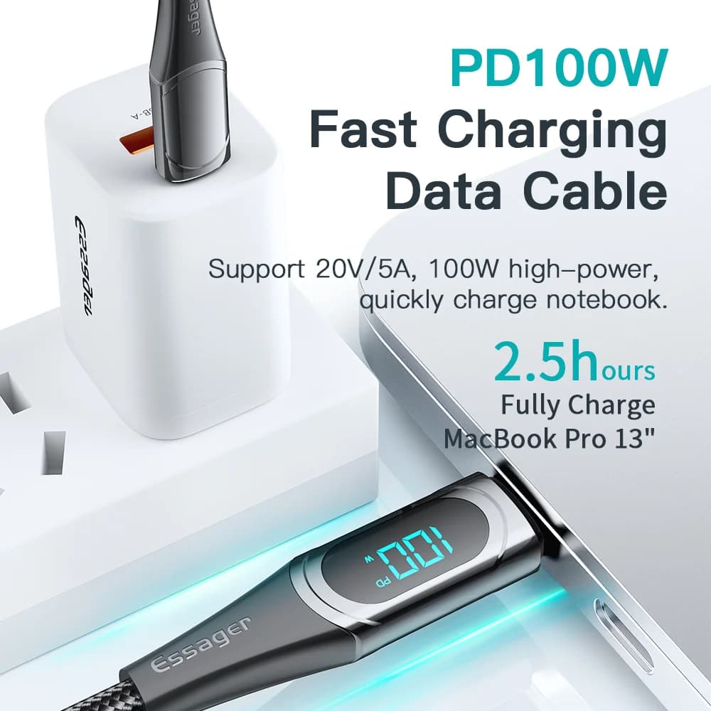 Cavo da USB-C a USB-C 100W, 2M
