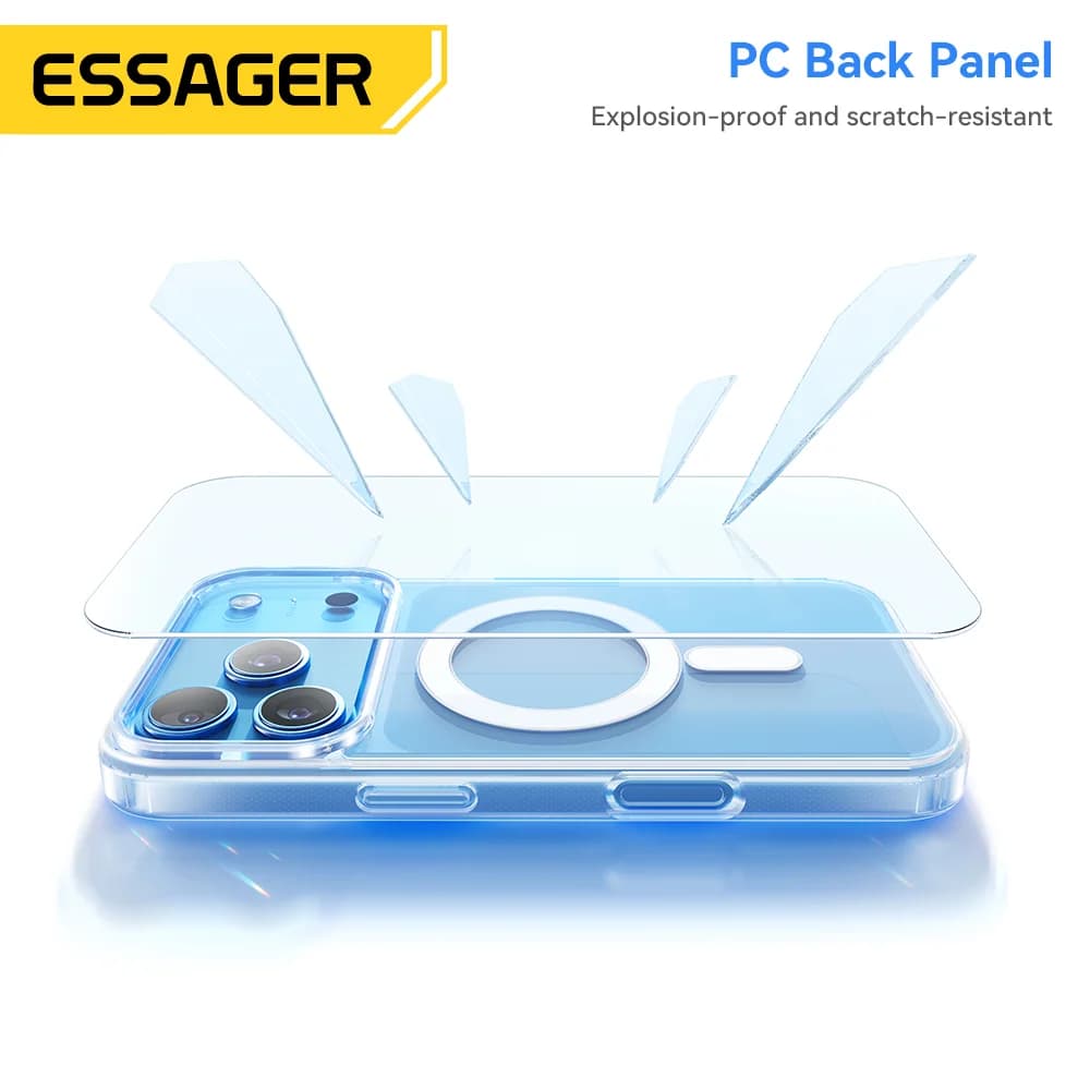 Custodia protettiva magnetica antiurto per iPhone
