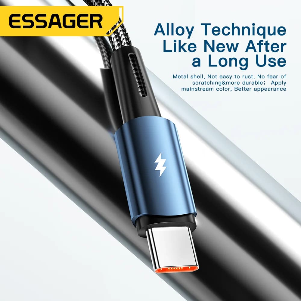 Cavo di ricarica rapida USB-C da 120W, 6A