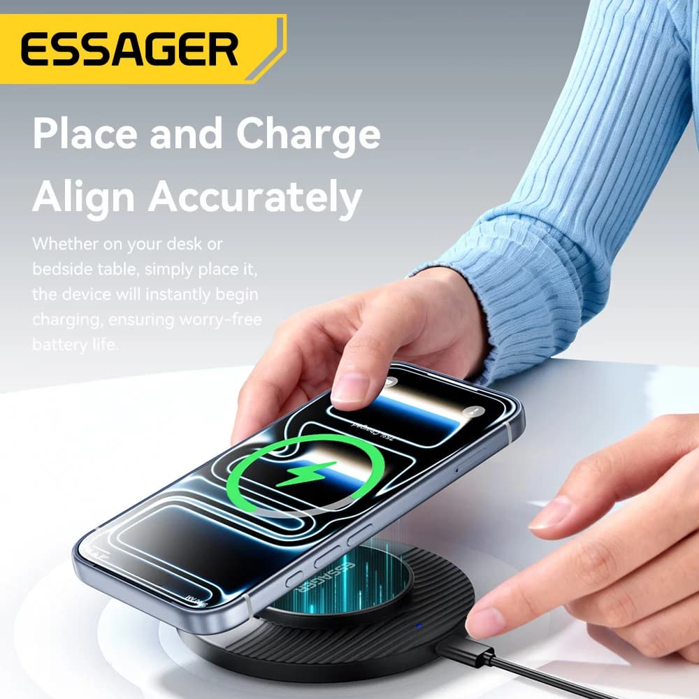 Pad di ricarica wireless magnetica da 15W