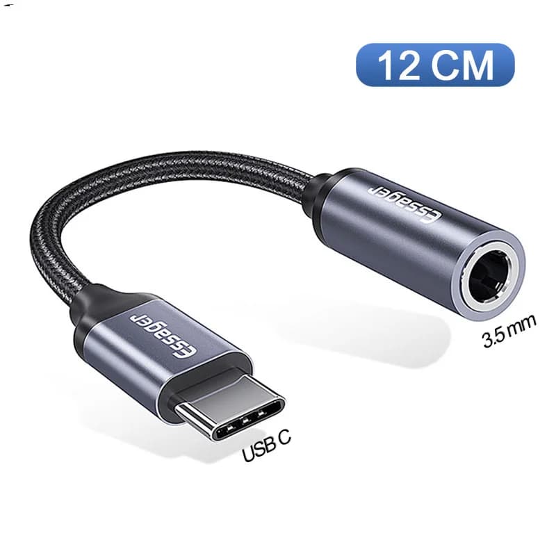 Adattatore Audio da USB-C a Jack Cuffie 3.5mm
