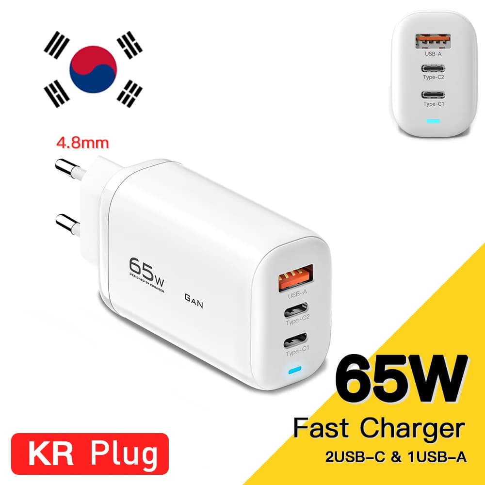 Caricabatterie Laptop USB-C GaN da 65W, PPS