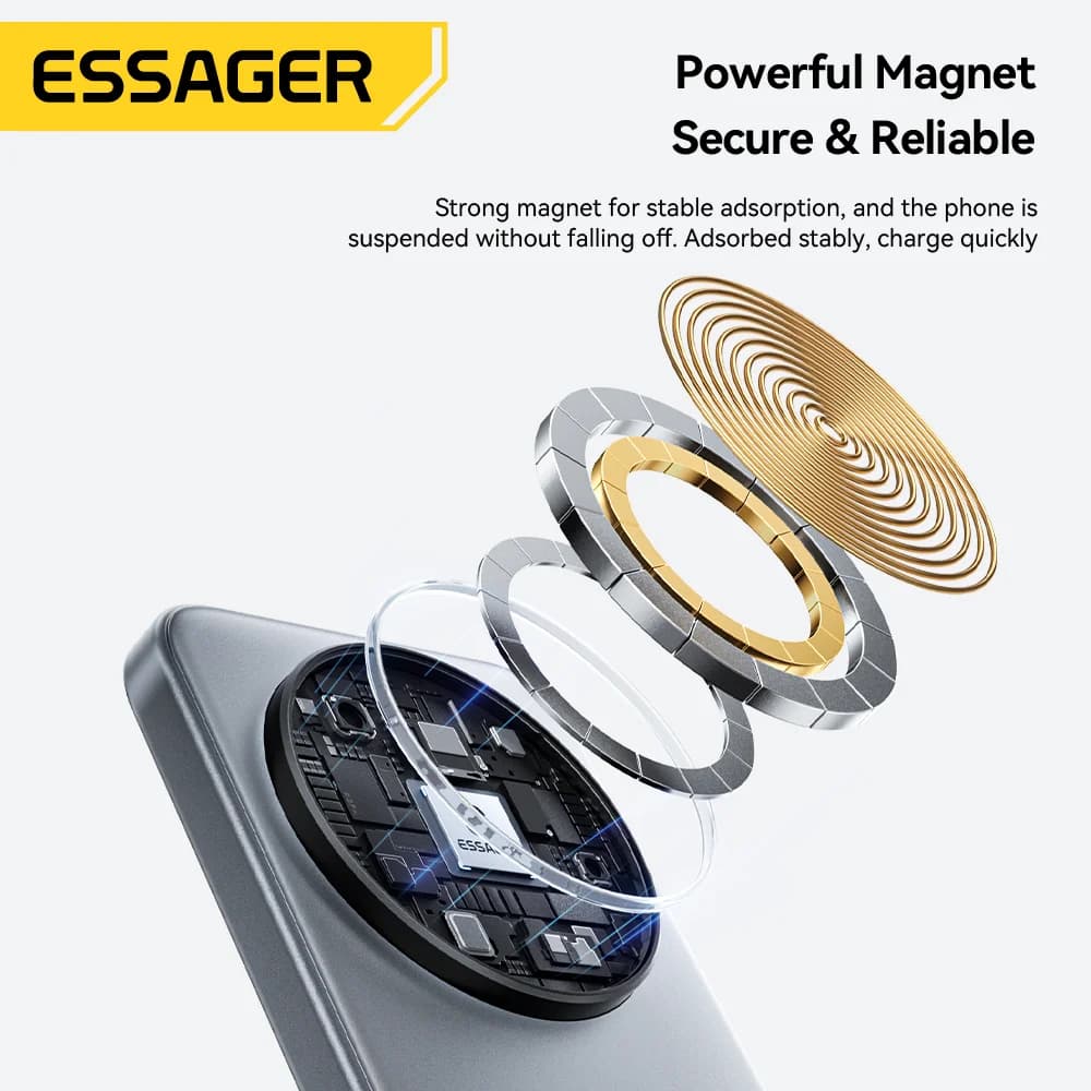 Stazione di ricarica wireless magnetica pieghevole 3-in-1 da 15W