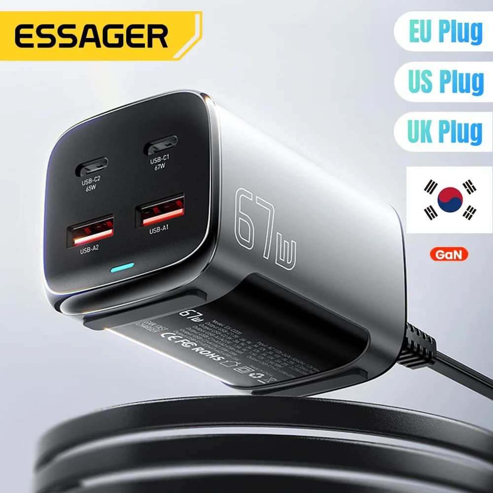 Caricatore da tavolo USB-C GaN da 67W