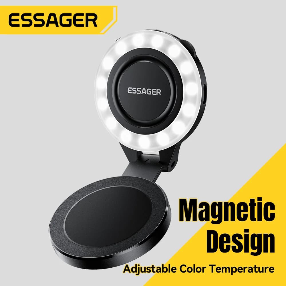 Mini luce di riempimento magnetica per smartphone, 3 modalità