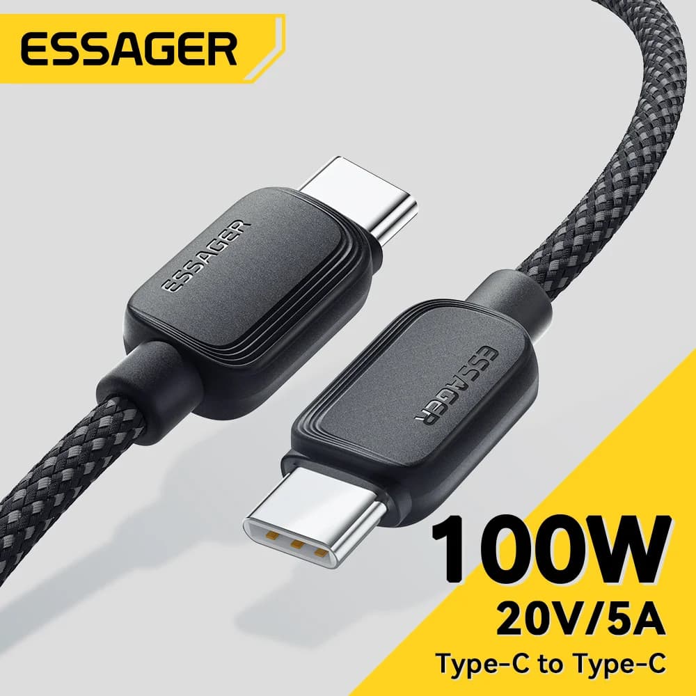 Cavo USB-C a USB-C 100W, Ricarica Rapida PD 5A