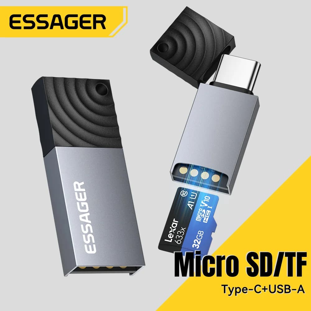 Lettore di schede 2-in-1 USB-C e USB 2.0